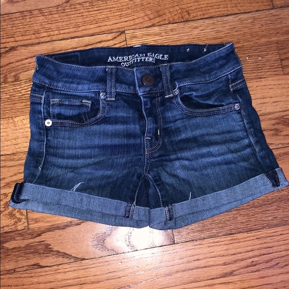 American Eagle Mid-Rise Super Stretch Denim Shorts - Picture 1 of 1